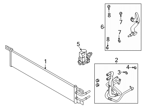 2021 Ford Escape Oil Cooler, Transmission Diagram 3 - Thumbnail