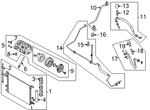 2010 Ford Mustang Switches & Sensors Diagram 2 - Thumbnail