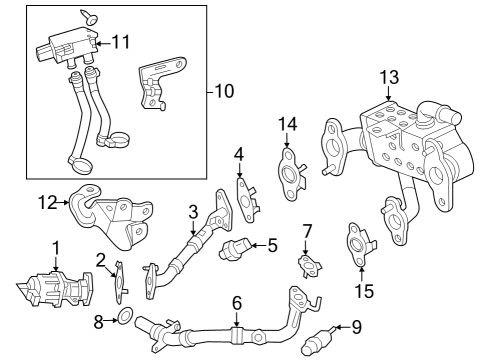 2020 Ford Escape EGR System, Emission Diagram 1 - Thumbnail