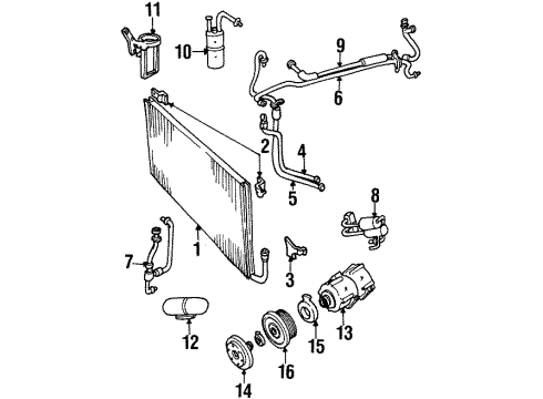 1999 Lincoln Continental Filter Diagram for F8OZ-19N619-AB