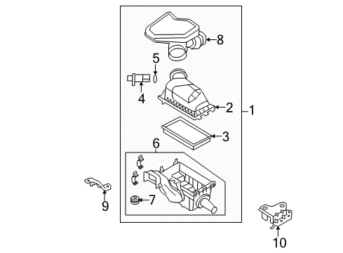2010 Ford Edge Air Intake Diagram