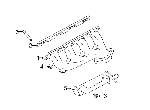 2022 Ford F-250 Super Duty Exhaust Manifold Diagram 3 - Thumbnail