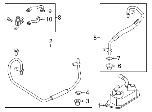 2018 Ford Escape Trans Oil Cooler Diagram