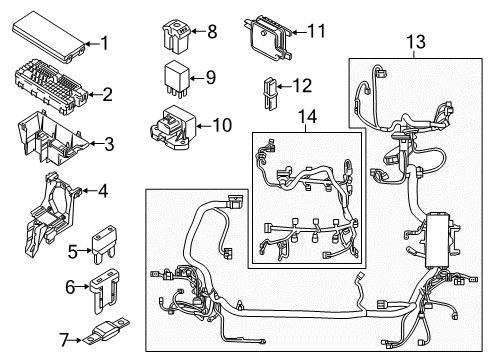 2013 Ford Edge Fuse & Relay Diagram