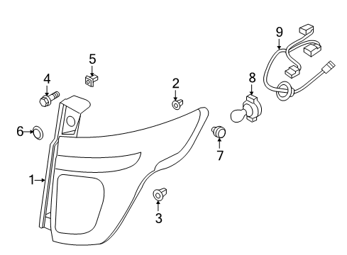 2015 Ford Explorer Tail Lamps Diagram