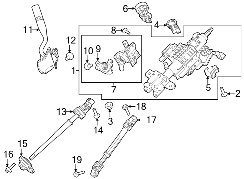 2019 Ford F-150 Gear Shift Control - AT Diagram