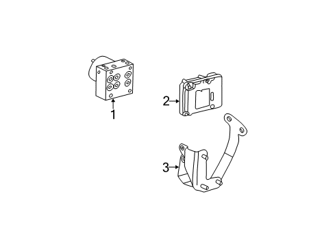 2010 Ford Explorer ABS Components Diagram