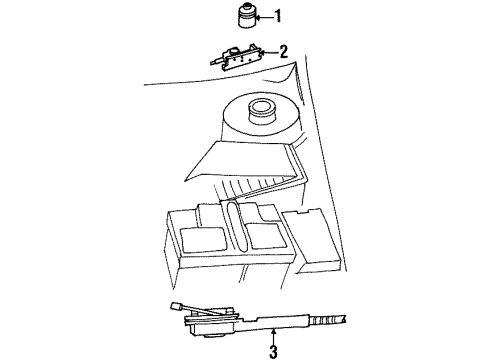 2002 Mercury Cougar Cruise Servo Diagram for 1S8Z9C735AA