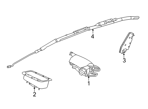 2017 Ford Focus Air Bag Components Diagram 1 - Thumbnail