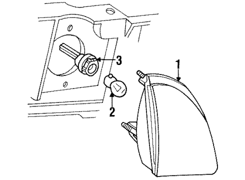 1990 Ford Mustang Park Lamps Diagram