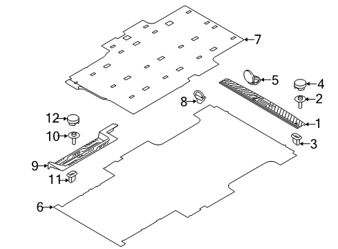 2017 Ford Transit-150 Interior Trim - Rear Body Diagram