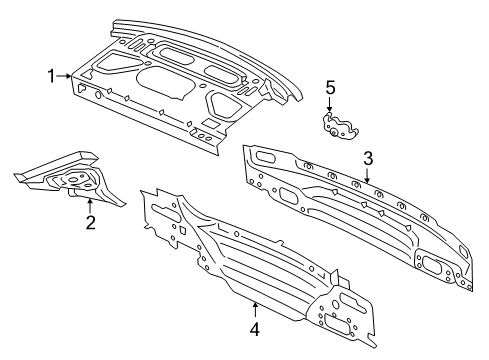 2019 Lincoln Continental Rear Body Diagram