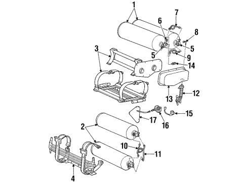 1998 Ford Crown Victoria Fuel System Components Diagram