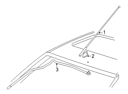 2003 Ford Focus Antenna & Radio Diagram