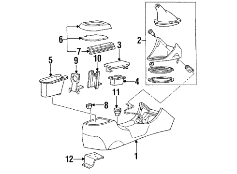 1994 Ford Mustang Finish Panel Diagram for F4ZZ6304567E