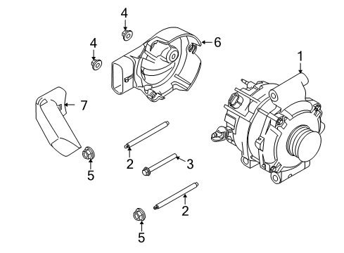 2011 Ford Focus Alternator Diagram 2 - Thumbnail