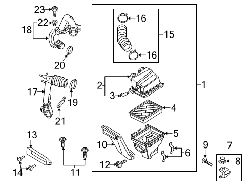 2017 Ford Edge Air Intake Diagram