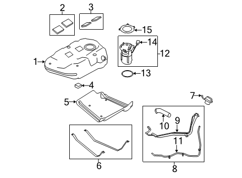 2008 Ford Taurus Fuel Supply Diagram