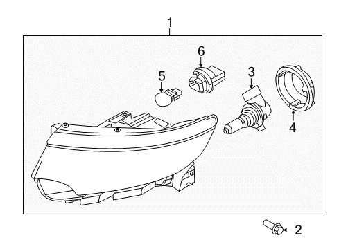2013 Ford Edge Headlamps Diagram
