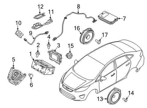 2011 Ford Fiesta Sound System Diagram