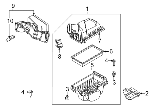 2008 Mercury Sable Air Intake Diagram