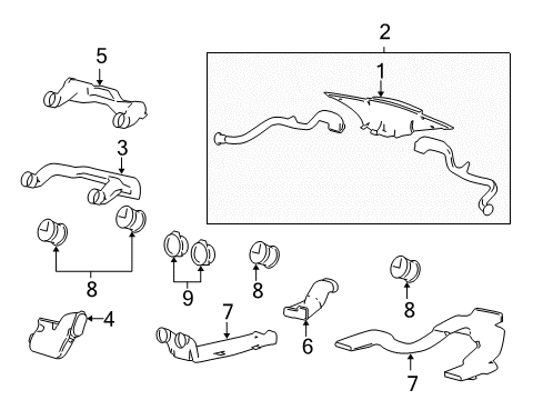 2008 Ford F-150 Ducts Diagram