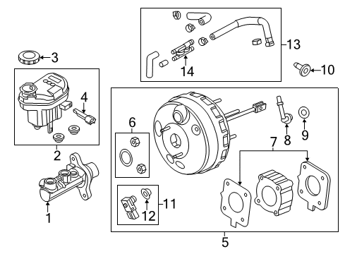 2015 Ford Police Interceptor Utility Dash Panel Components Diagram