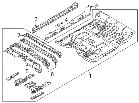 2010 Ford F-150 Floor Diagram 2 - Thumbnail