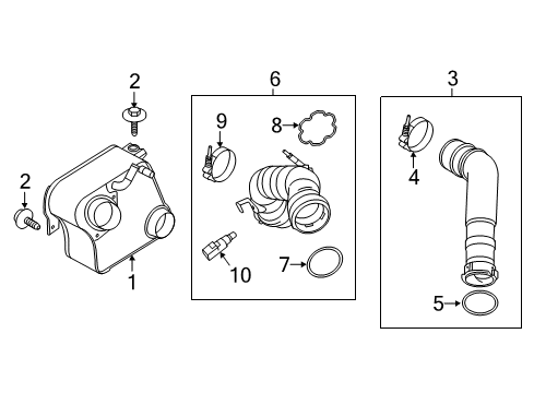 2014 Ford F-250 Super Duty Intercooler Diagram