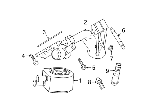 2010 Ford F-250 Super Duty Adapter Stud Diagram for -W704787-S437