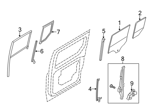 2015 Ford Transit Connect Sliding Door, Electrical Diagram 2 - Thumbnail