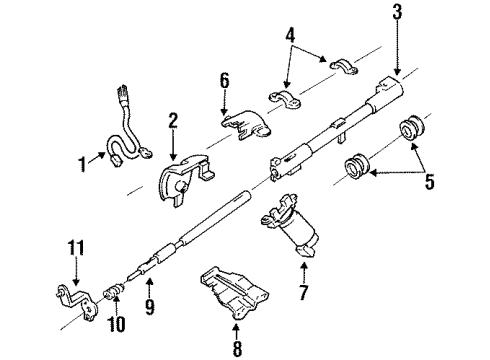 1993 Mercury Villager Housing & Components Diagram