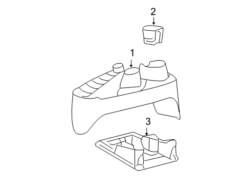2008 Ford F-150 Mini Console Diagram