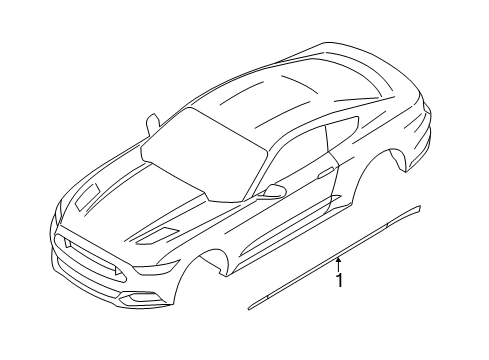 2020 Ford Mustang Stripe Tape Diagram 6 - Thumbnail