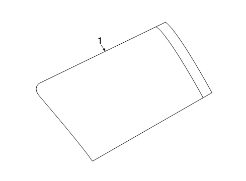 2019 Ford Expedition Quarter Panel - Glass & Hardware Diagram