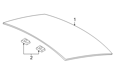 2006 Ford Mustang Back Glass Diagram