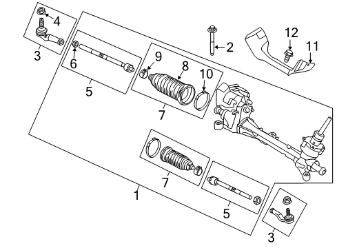 2015 Ford Escape Shield Diagram for F1FZ-3C567-C