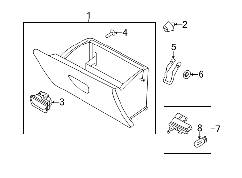 2019 Ford Fiesta Glove Box Diagram