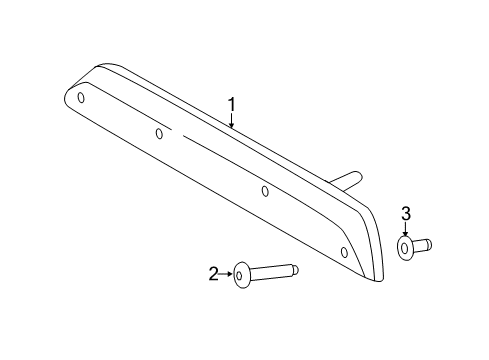 2019 Ford F-150 High Mount Lamps Diagram