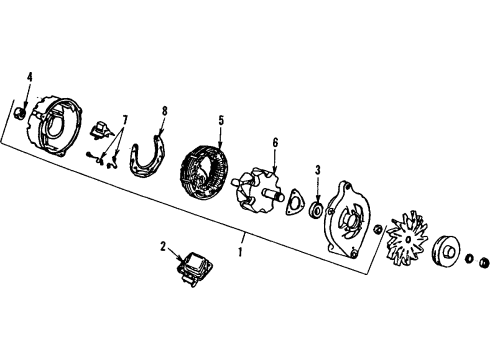 1987 Mercury Lynx Alternator Diagram