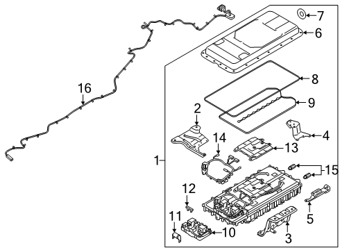 2021 Ford Explorer Junction Block Diagram for ML3Z-10C666-C