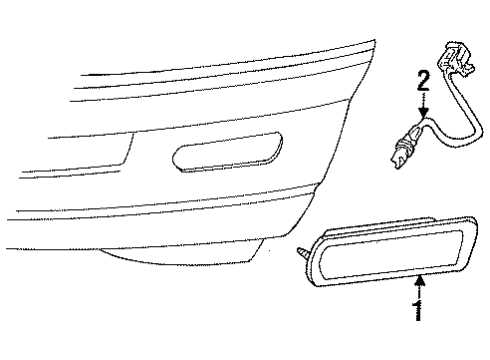 1996 Ford Aspire Side Marker Lamps Diagram