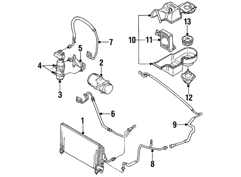 1991 Ford Escort Air Conditioner Diagram