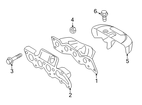 2011 Ford Escape Exhaust Manifold Diagram 1 - Thumbnail