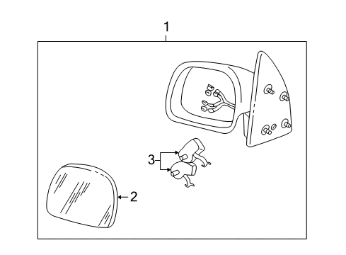 2004 Ford Excursion Outside Mirrors Diagram