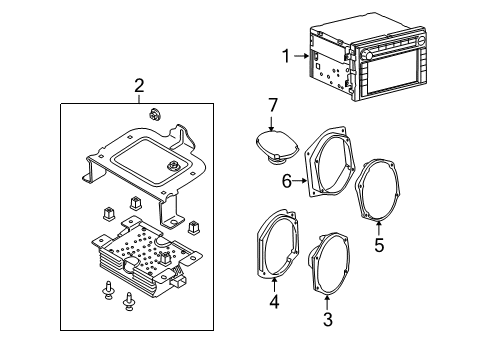 2008 Mercury Sable Sound System Diagram