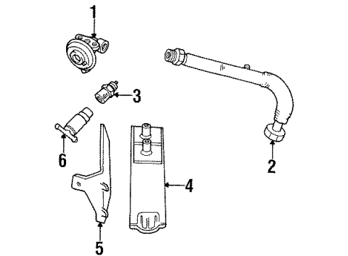 1993 Mercury Sable EGR System Diagram