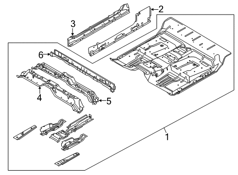 2009 Ford F-150 Floor Diagram 2 - Thumbnail