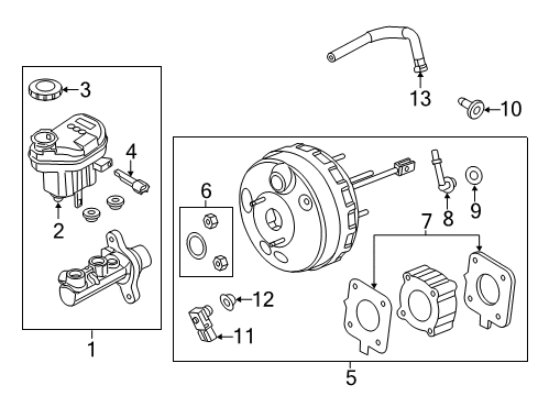2018 Ford Police Interceptor Utility Dash Panel Components Diagram