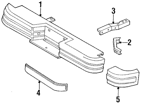 1991 Ford Ranger Arm, Passenger Side Diagram for E3TZ-17795-A